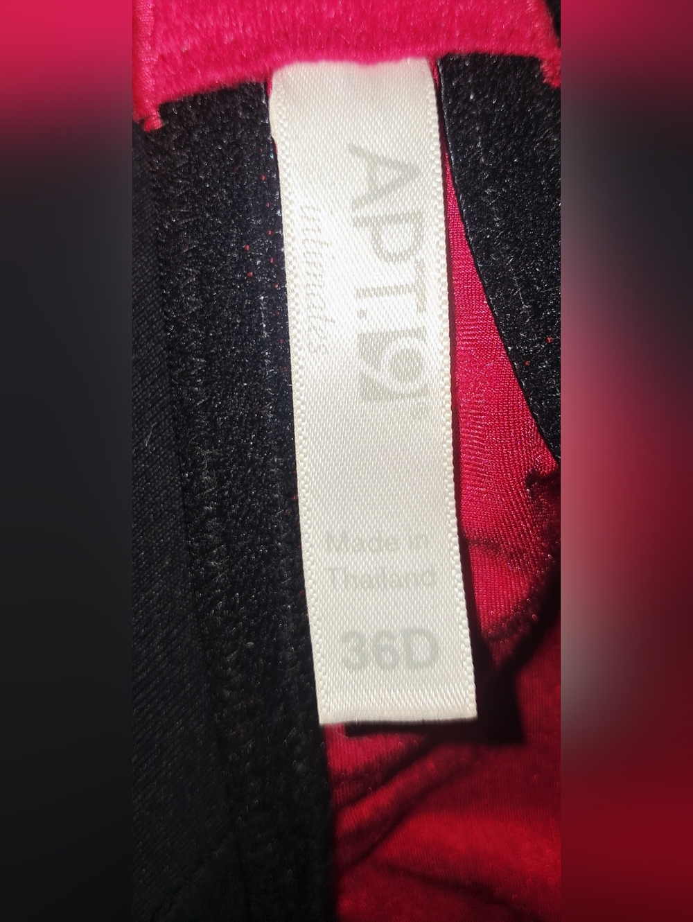 Apt. 9 Wine and Black 36 D and Large Lace Bra & Mini Skirt Set - Picture 2 of 16